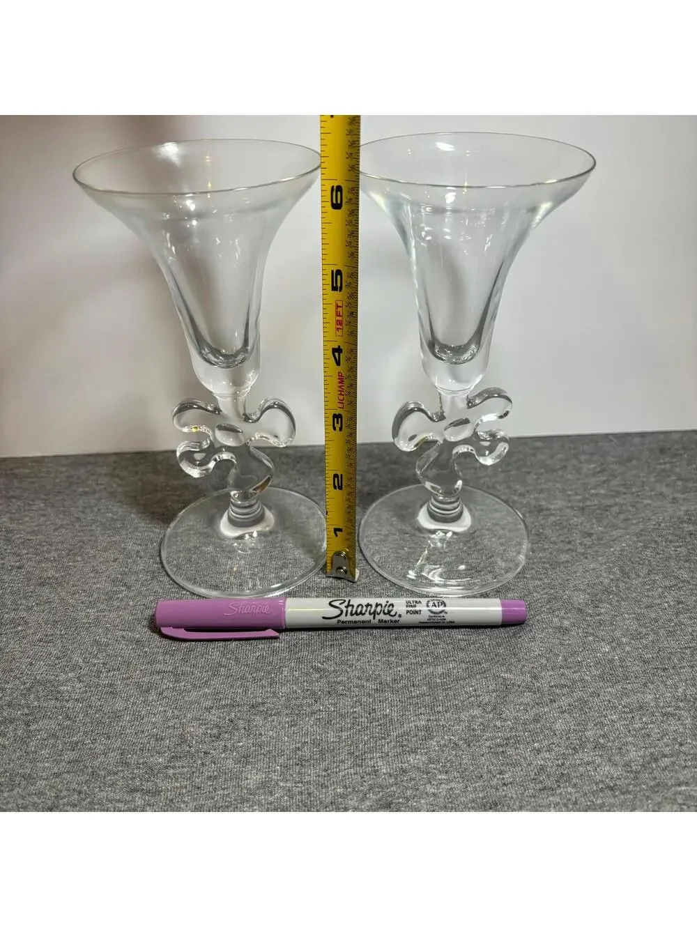 Marc Aurel Flower Glasses - pair